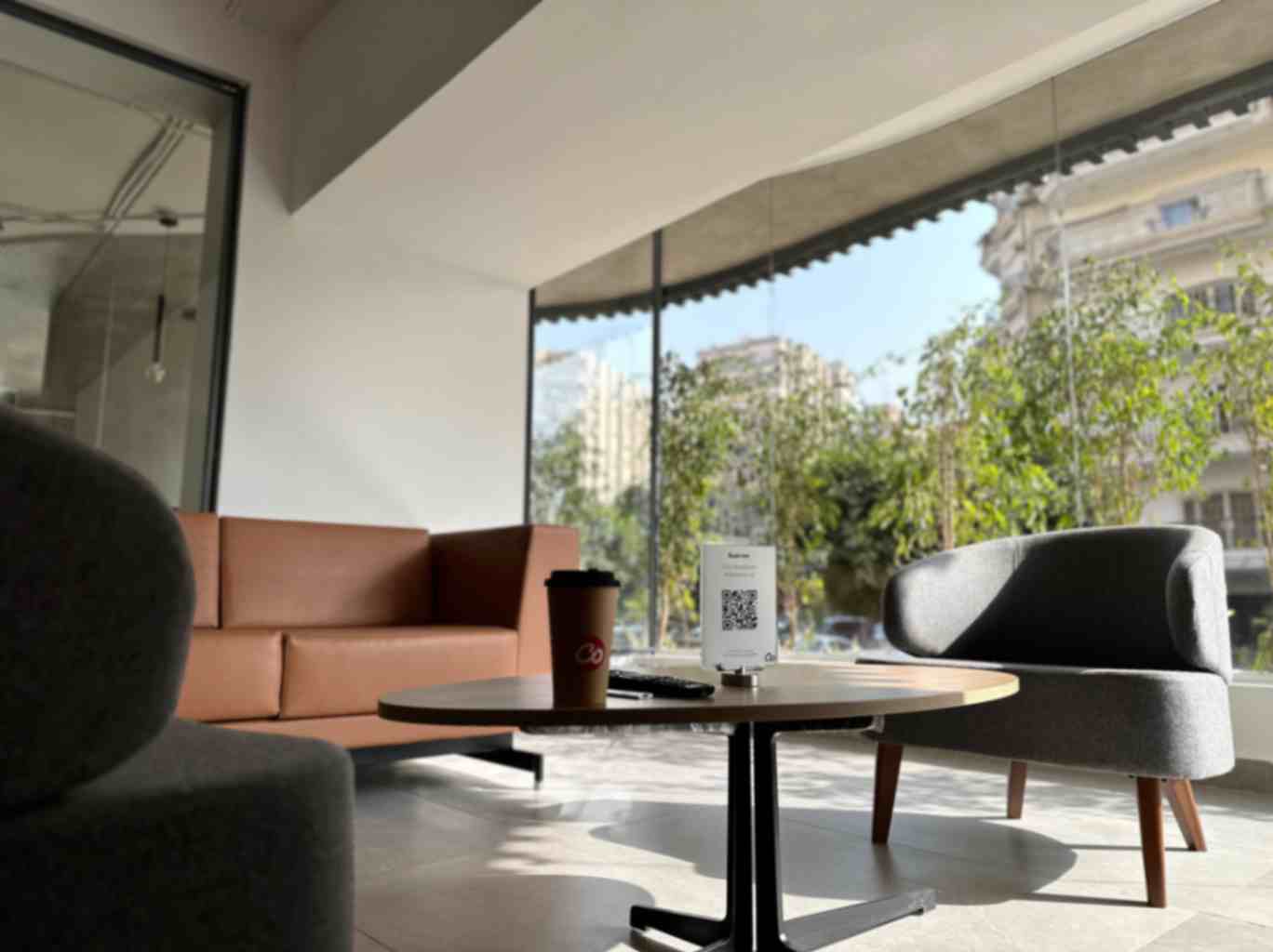 A meeting lounge in Coworker.