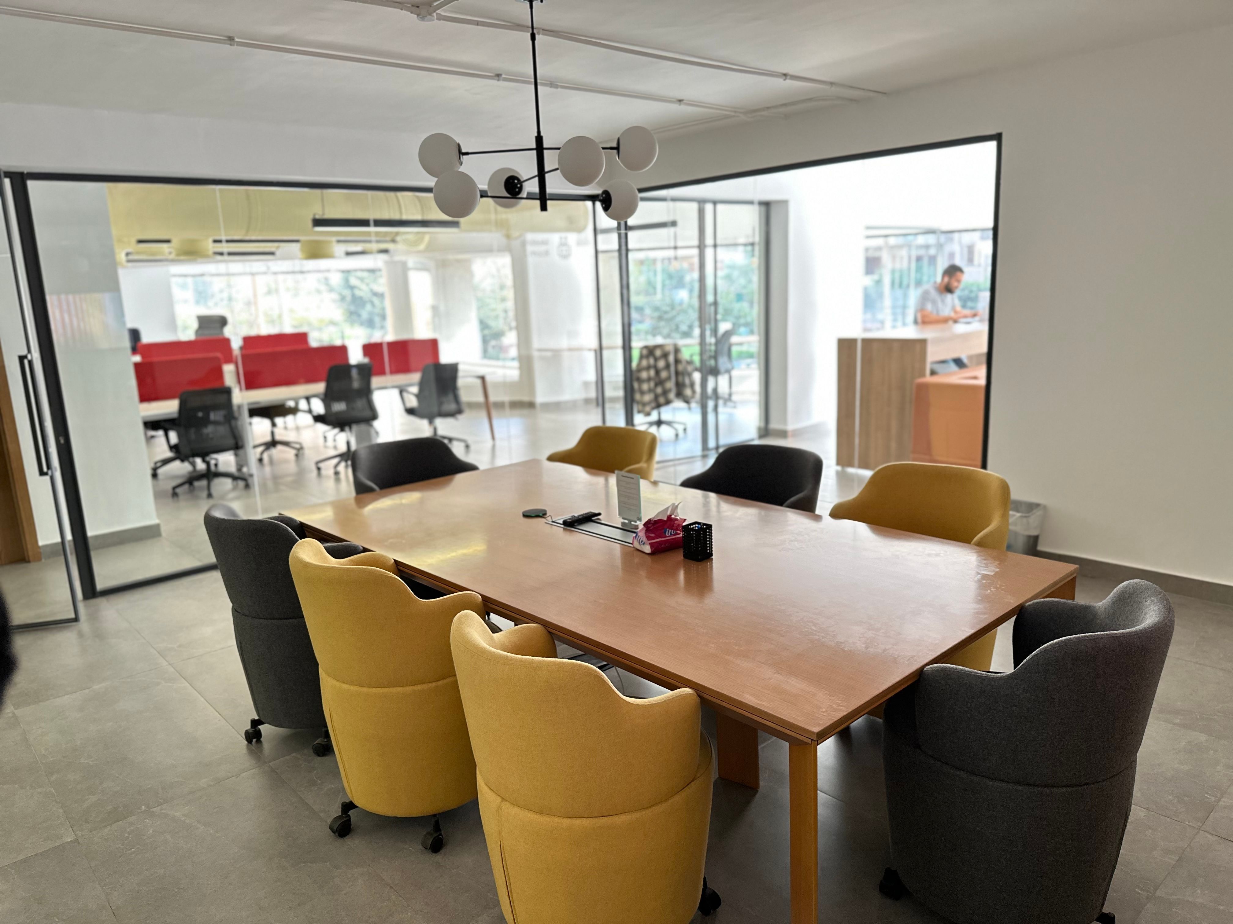 Meeting room at Cowoker. 