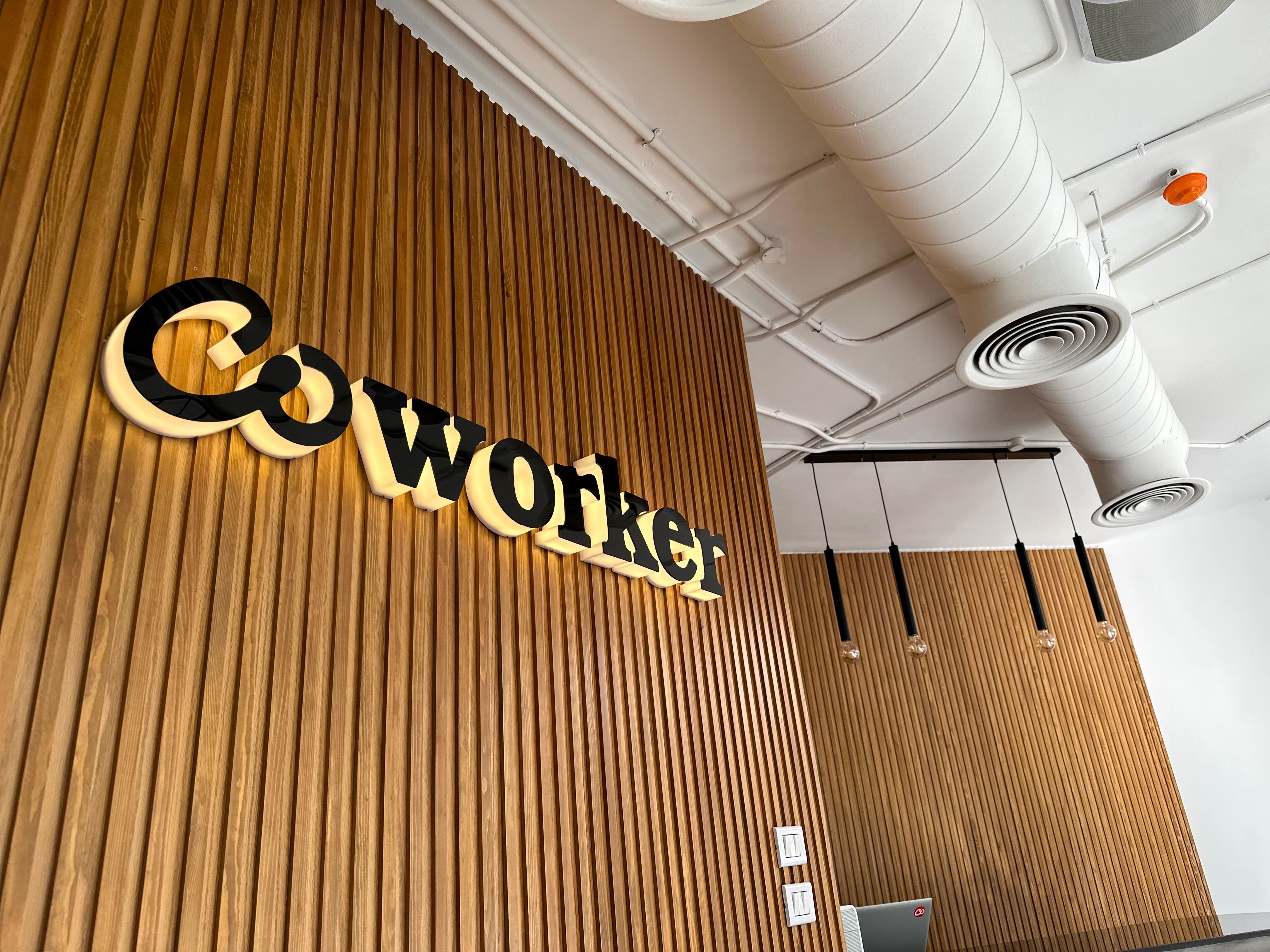 Coworker’s entrance. 